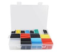 570 Piezas Tubo Termorretráctil, Funda Termoretractil, Kit de Manguitos para Cables Eléctricos, Tubo Termoretráctil Envoltura de Alambre