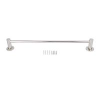 57CM Baño Toallero Barra Ducha Mano Toallero Gancho Acero Inoxidable A Prueba de óxido Montado en la Pared No Perforado Acero Cepillado Perchero Perchero Estante de Almacenamiento para baño