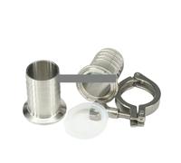 57mm Hose Barb x 2.5" Tri Clamp Set SUS304 Stainless Steel Fitting Tri-Clover Home Brew