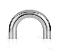 57mm OD Butt Weld 180 Degree Bend SUS304 Stainless Pipe Fitting Connector