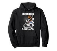 57th Birthday The Bear Legends October 1968 57 Years Old Men Sudadera con Capucha