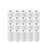 57x40 mm Rollos de Papel de recibo térmico Compatibilidad Universal con impresoras de posturas POS Máquinas de Tarjetas de crédito(20 Rolls)