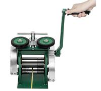 58 x 120 mm máquina de laminación manual, laminadora manual para fabricación de joyas, para platino/K-oro/latón/aluminio