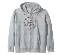 58 Years Loved Men Women Floral 58 Year Old 58th Birthday Sudadera con Capucha