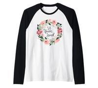 58 Years Loved Women Men 58 Years Old 58th Birthday Camiseta Manga Raglan