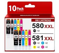 580 581 Cartuchos de Tinta Compatibles con Canon PGI-580 XXL CLI-581 XXL