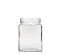 580 ml tarro cuadrado 'Ikarus', boca: Deep-Twist-Off (DTO 82)