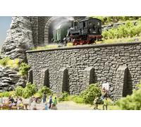 58066 Noch HO Muro De Contención En Piedra Con Pilastras Escala 1:87