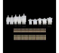 580pcs 2.54mm 2/3/4/6/9 Pin Automotive Electrical Wire Connectors Male Female Cable Terminal For Motorcycle Ebike Car