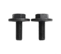 5882 - Tornillo antirosca para sierra circular eléctrica de 6 mm con placa de presión, tornillo de rosca inversa de acero para máquina de corte, paquete de 2