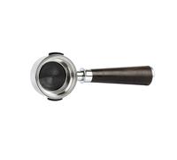 58mm 2 Ears Coffee Bottomless Portafilter, Compatible For Sunbeam EM7100 PU8000, Espresso Machine Replacement Filter Basket Barista Tools.(Blackwood)