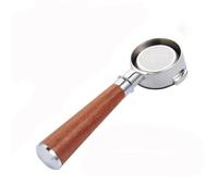 58mm 2 Ears Espresso Bottomless Portafilter, Compatible With Expobar,E61,Compatible With Rocket,Stainless Steel Coffee Handle Filter Tool for Espresso Maker(A)