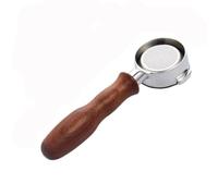 58mm 2 Ears Espresso Bottomless Portafilter, Compatible With Expobar,E61,Compatible With Rocket,Stainless Steel Coffee Handle Filter Tool for Espresso Maker(D)