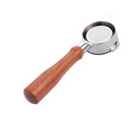 58mm 2 Ears Espresso Bottomless Portafilter, Compatible With Expobar,E61,Compatible With Rocket,Stainless Steel Coffee Handle Filter Tool for Espresso Maker(E)