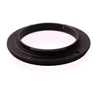 58mm Anillo de inversión de Macro, Adaptador para Macro fotografia. Compatible con Canon EOS 2000D 4000D 200D 800D 80D 6D Mark II 6D 7D Mark II 5D Mark IV EOS-1D X Mark II 5DS R 5DS