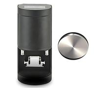58MM Electric Coffee Tamper Adjustable Pressure 5-30KG, Food Grade Stainless Steel Tamper for Espresso Machine(Black,Plainweave)