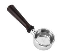 58mm sin fondo Portafiltro para Gaggia, 2 orejas de acero inoxidable desnudo sin fondo Portafiltro con cesta de filtro, se adapta a Gaggia Classic Evolution Espresso Deluxe Más