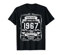 58th Birthday Gifts for Men 58yr 58 Years Old Vintage 1967 Camiseta