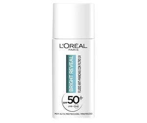 ¡59% DTO! Bright Reveal Fluido Hidratante Anti-Manchas con Niacinamida SPF 50+ 50 ml