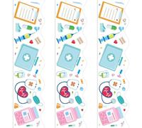 59 pies Enfermeras Día Temas Pegatinas de borde para decoración de la pared Cuidado de la Salud Temas Margen para la Oficina del Hospital Feliz Día De Las Enfermeras