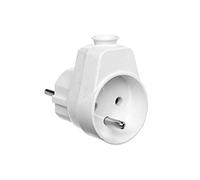 5905548287706 - Distribuidor angular macho a hembra Z/U 16A 2P AWA-WG blanco 51.30 Elektro-plast Spatel