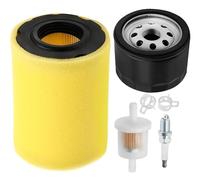 591334 - Kit de ajuste de filtro de aire de repuesto para Husqvarna YTA18542 YTA22V46 YTH18542, para Briggs & Stratton 591334 492932 696854, repuesto para John Deere D100 D110 D105 D1255 D130. con