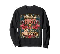 59th Birthday Made in 1967 Tropical Flamingo 59 Year Old Sudadera
