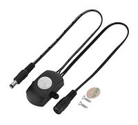 5A DC 6-24V Sensor De Movimiento Interruptor De Sensor De Infrarrojos del Cuerpo Humano(Negro)