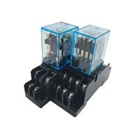 5A MY2NJ MY4NJ bobina de relé General DPDT Mini interruptor electromagnético + Base AC 110V 220V DC 12V 24V 1 Uds(AC220V MY2)