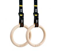 5BILLION FITNESS Anillos de gimnasia de madera, para gimnasia, para exteriores