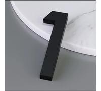 5CM/ 7CM/ 10CM Autoadhesivos Acrílicos De, Número De Habitación For Puertas, Letrero De Puerta De Oficina, Buzón Moderno For Puerta De Coche Letrero De Ventana Casa Apartamentos(Matte Black,1,7CM)