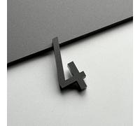 5CM/ 7CM/ 10CM Autoadhesivos Acrílicos De, Números De Dirección De Puerta 3D, Pegatina De Número De Casillero, Números De Dirección for Pegar En Casa, Decoración De Números De Puerta(Black,4,7CM)