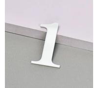 5CM/ 7CM/ 10CM Autoadhesivos De for Exteriores, Letreros De Números De Habitación, Números Exteriores for Dirección De Casa, Números De Buzones Modernos, Decoraciones De Buzones(White,1,10CM)