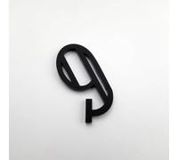 5CM/ 7CM/ 10CM Números De Casa Autoadhesivos De, Decoración De Números De Puerta Al Aire Libre, Calcomanía De Pared De Ladrillo 3D, Letreros De Números De Calle for Casas, Buzones Coches(9,7CM)