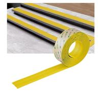 5cm Self Adhesive Stair Tread Edge Strip, Non-Slip Pvc Nosing,Waterproof & Cuttable,Anti Slip Strips For Steps Ramps(Yellow,5m)