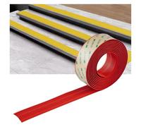 5cm Self Adhesive Stair Tread Edge Strip, Non-Slip Pvc Nosing,Waterproof & Cuttable,Anti Slip Strips For Steps Ramps(Red,2m)