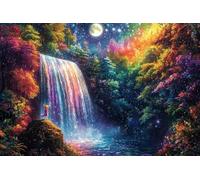 5D Caer Diamond Painting Adultos Kit, DIY Cielo Estrellado Pintura de Diamantes, Diamond Painting Niños Kit, Cristal Pintura De Diamante Manualidades a mano Para Decoración Del Hogar 70x90cm -37552