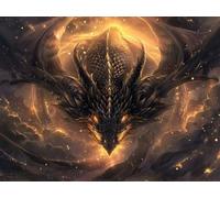 5D Cuadrado Diamond Painting Conjunto Completo, Dragon Dream DIY Arte de Mosaico Digital，Adulto Niño Juguetes Divertidos，Decoración de Paredes Domésticas Regalos De Año Nuevo 40x30cm T8ZY-445