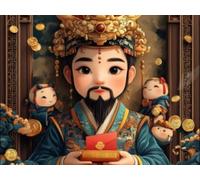 5D Cuadrado Diamond Painting Conjunto Completo, Sobre Rojo Dorado DIY Arte de Mosaico Digital，Adulto Niño Juguetes Divertidos，Decoración de Paredes Domésticas Regalos De Año Nuevo 90x80cm T8ZY-348