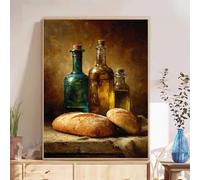 5D Diamond Painting Adultos, Cocina & Alimento Diamond Painting kit Completo con Lienzo Mosaico y Brillantes, Full Drill Diamantini Crystal Art, Manualidades Adultos y Decoración, 30x50cm 2Z#992