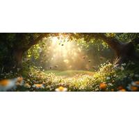 5D Diamond Painting Adultos, Diamond Painting Abeja Pintura Diamante Bosque Punto de Cruz Diamante DIY Manualidades Adultos Principiante para Decoracion Hogar Habitacion (40 x 80 cm) -yym2603T8