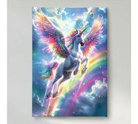 5D Diamond Painting Adultos, DIY Pintura Diamante Caballo ArcoíRis, Diamond Painting Kit Completo Niños, Manualidades Adultos pintura de diamante Para Decor De Pared, Regalos Para Mujeres PjY3440 3-1