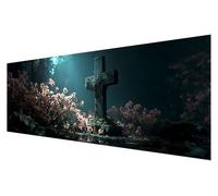 5D Diamond Painting Adultos Flor, DIY Planta Grande Diamond Painting Kit Punto de Cruz, Manualidades Adultos kit Bordado, Dibujos con Diamantes Art, Navidad Decoración Hogar Regalo 60x180cm Q-75