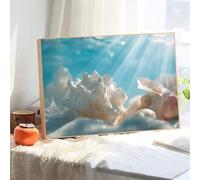 5D Diamond Painting Adultos, Fondo del mar & Caparazón Diamond Painting kit Completo con Lienzo y Brillantes, Full Drill Diamantini Crystal Art, Manualidades Adultos y Decoración, 35x55cm 2Z#299