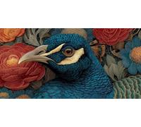 5D Diamond Painting Adultos Grande Tamaño 40x70cm, Flor de pavo real DIY Cuadro Diamante para Adultos Completo, Diamond Art Kit para Niños, Cristal Bordado Punto de Cruz Decoración Hogar lgl8-435