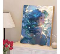 5D Diamond Painting Adultos, Historietas & Chica Diamond Painting kit Completo con Lienzo Mosaico y Brillantes, Full Drill Diamantini Crystal Art, Manualidades Adultos y Decoración, 40x50cm 2Z#936