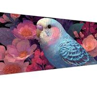5D Diamond Painting Adultos Loro Diamond Painting Niños Flor Cuadro Diamantes DIY Kit Manualidades Adultos 5D Full Drill Round Completo Punto de Cruz para Decoración Hogar, Regalo 40x80cm Z-3929