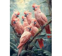 5D Diamond Painting Adultos Loro Dibujos Con Diamantes PáJaro, Pintar Con Diamantes kit Bordado Principiantes DIY Full Cuadrado Embroidery Kit Pintura per Decorazioni Casa Pareti 80x120cm 1-641OC