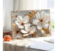 5D Diamond Painting Adultos, Oro & Flor Diamond Painting kit Completo con Lienzo Mosaico y Brillantes, Full Drill Diamantini Crystal Art, Manualidades Adultos Relajantes y Decoración, 40x70cm 2Z#965