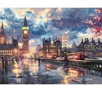 5D Diamond Painting Adultos Reino Unido Pintura Diamante Ciudad 110x80cm, 2026 New Diamond Painting Kit Completo DIY Bordado Punto de Cruz Mosaico Manualidades Adultos Kit, Pintura Diamantes 857z-s